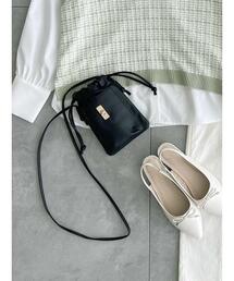 Te chichi TERRASSE | ミニ巾着ショルダーバッグ(ハンドバッグ)