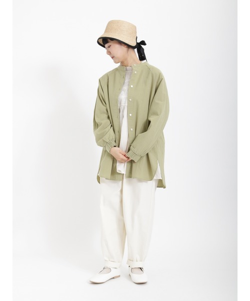 Samansa Mos2（サマンサ モスモス）の「オーバーレースブラウス（シャツ/ブラウス・レディース・オフホワイト/キナリ・ﾌﾘ-）」の21枚目の写真