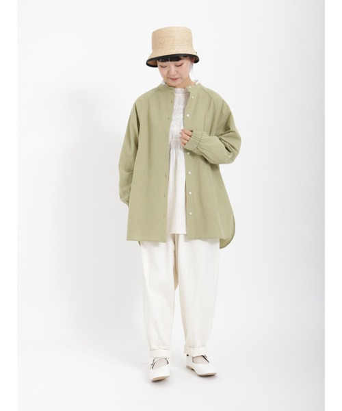 Samansa Mos2（サマンサ モスモス）の「オーバーレースブラウス（シャツ/ブラウス・レディース・オフホワイト/キナリ・ﾌﾘ-）」の18枚目の写真