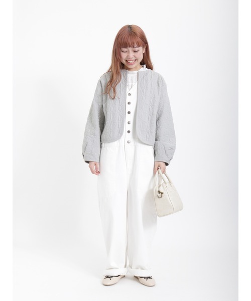 Samansa Mos2（サマンサ モスモス）の「オーバーレースブラウス（シャツ/ブラウス・レディース・オフホワイト/キナリ・ﾌﾘ-）」の3枚目の写真