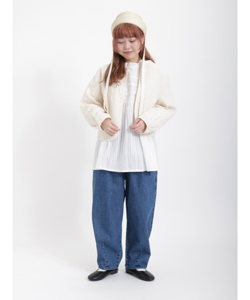 Samansa Mos2（サマンサ モスモス）の「オーバーレースブラウス（シャツ/ブラウス・レディース・オフホワイト/キナリ・ﾌﾘ-）」の14枚目の写真