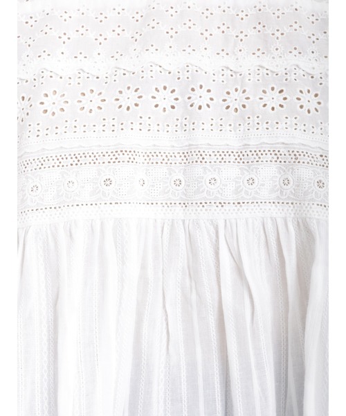 Samansa Mos2（サマンサ モスモス）の「オーバーレースブラウス（シャツ/ブラウス・レディース・オフホワイト/キナリ・ﾌﾘ-）」の8枚目の写真