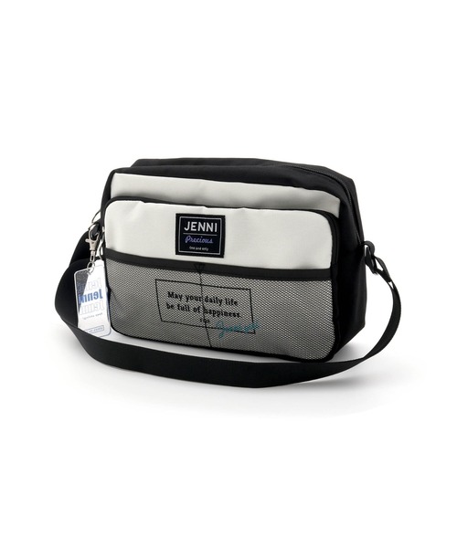 JENNI（ジェニィ）の「クリアチャーム付きショルダーバッグ（ショルダーバッグ・キッズ・ラベンダー/ブラック/オフホワイト・F）」の8枚目の写真