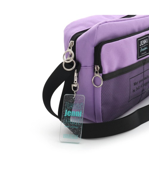 JENNI（ジェニィ）の「クリアチャーム付きショルダーバッグ（ショルダーバッグ・キッズ・ラベンダー/ブラック/オフホワイト・F）」の19枚目の写真