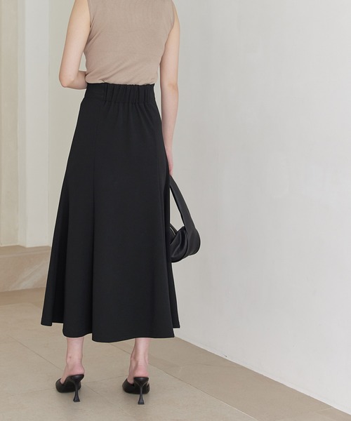 coca（coca）（コカ）の「カットカルゼマーメイドスカート（スカート・レディース・グレイッシュベージュ/ブラック・M/L）」の8枚目の写真