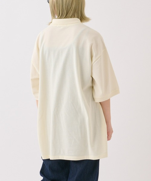 U.S. POLO ASSN.（ユーエスポロアッスン）の「【U.S. POLO ASSN】ワンポイント刺繍カノコポロ（ポロシャツ・メンズ・オフホワイト/ダークグリーン/ネイビー・MEDIUM/LARGE）」の8枚目の写真