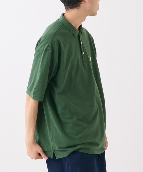 U.S. POLO ASSN.（ユーエスポロアッスン）の「【U.S. POLO ASSN】ワンポイント刺繍カノコポロ（ポロシャツ・メンズ・オフホワイト/ダークグリーン/ネイビー・MEDIUM/LARGE）」の17枚目の写真