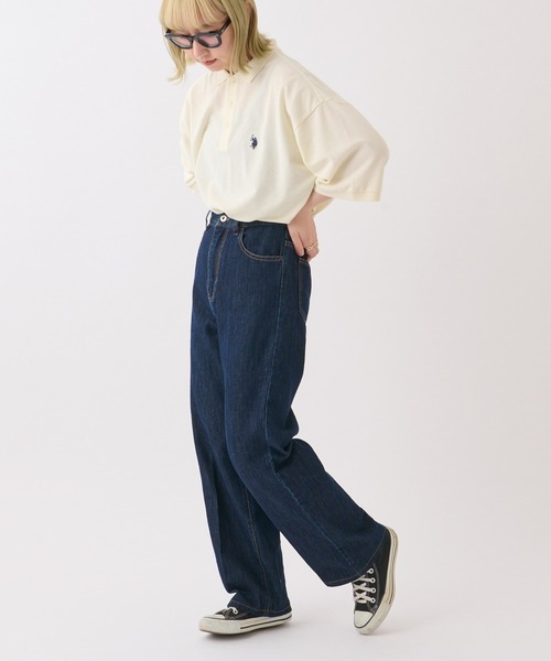 U.S. POLO ASSN.（ユーエスポロアッスン）の「【U.S. POLO ASSN】ワンポイント刺繍カノコポロ（ポロシャツ・メンズ・オフホワイト/ダークグリーン/ネイビー・MEDIUM/LARGE）」の11枚目の写真