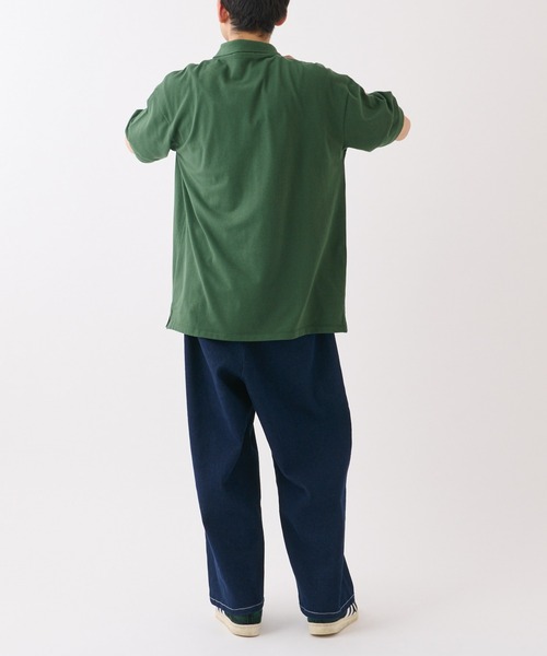 U.S. POLO ASSN.（ユーエスポロアッスン）の「【U.S. POLO ASSN】ワンポイント刺繍カノコポロ（ポロシャツ・メンズ・オフホワイト/ダークグリーン/ネイビー・MEDIUM/LARGE）」の21枚目の写真