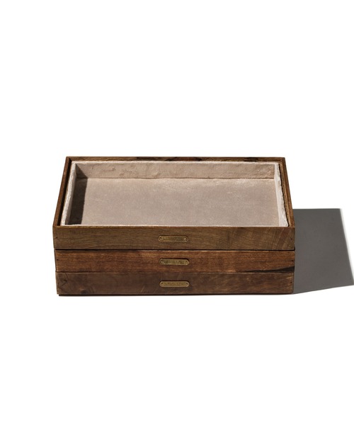 PUEBCO（プエブコ）の「STACKABLE JEWELRY TRAY（インテリア雑貨・メンズ・ベージュ/ネイビー・ONE SIZE）」の5枚目の写真