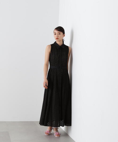 ❤︎美品　ジルスチュアート　ノースリ　ブラック　ワンピース　透け感無　洗濯OK❤︎ ❤︎美品 ジルスチュアート ノースリ ブラック ワンピース 透け