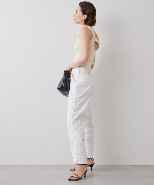 Whim Gazette（ウィムガゼット）の「【THE PAUSE】ニットビスチェ（ニット/セーター・レディース・ブラック/ホワイト系その他・FREE）」の21枚目の写真