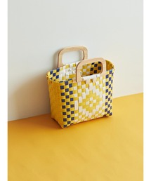 AMERICAN HOLIC | ウッドハンドルカゴＢＡＧ(ハンドバッグ)