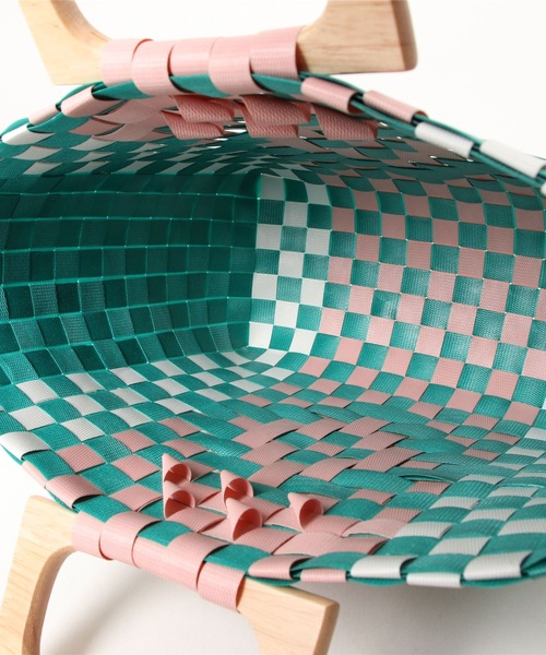 AMERICAN HOLIC(アメリカンホリック)の「ウッドハンドルカゴBAG(ハンドバッグ・レディース・イエロー/グリーン・FREE)」の15枚目の写真