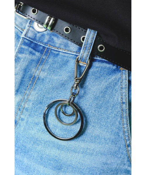 an meets zakka（アンミツザッカ）の「an meets zakka ３連サークルカラビナキーリング（キーホルダー・メンズ・シルバー系その他/シルバー/ブロンズ/アンティークゴールド/アンティークシルバー・ONE SIZE/ONESIZE）」の6枚目の写真