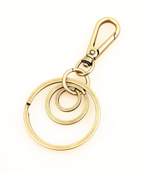 an meets zakka（アンミツザッカ）の「an meets zakka ３連サークルカラビナキーリング（キーホルダー・メンズ・シルバー系その他/シルバー/ブロンズ/アンティークゴールド/アンティークシルバー・ONE SIZE/ONESIZE）」の19枚目の写真