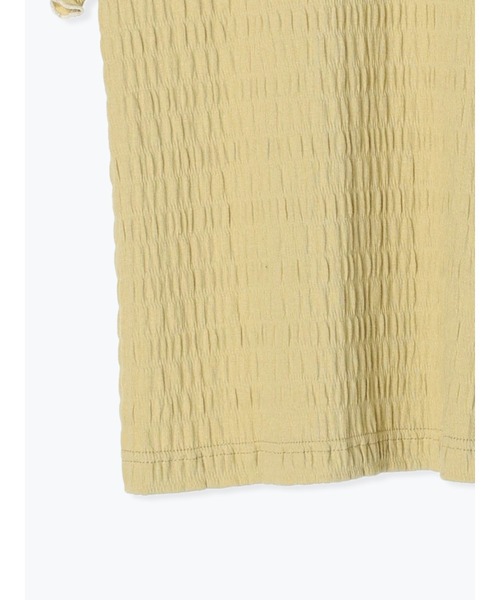 Samansa Mos2(サマンサ モスモス)の「カットシャーリング配色メロー半袖カットソー(Tシャツ/カットソー・レディース・ブラック/オフホワイト/ブラウン/グリーン・F)」の10枚目の写真