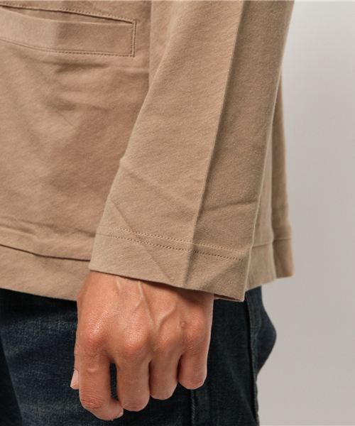 OUTLET(アウトレット)の「【Ciaopanic】32/-弱撚天竺V/Nカーディガン(カーディガン/ボレロ・メンズ・ブラウン・MEDIUM/LARGE)」の7枚目の写真
