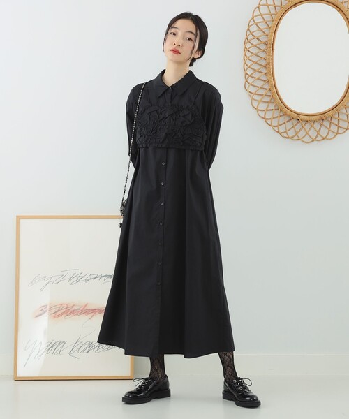 Ray BEAMS（レイビームス）の「I Hate Monday / flower lace ストッキング black（タイツ/ストッキング・レディース・ブラック・ONE SIZE）」の3枚目の写真