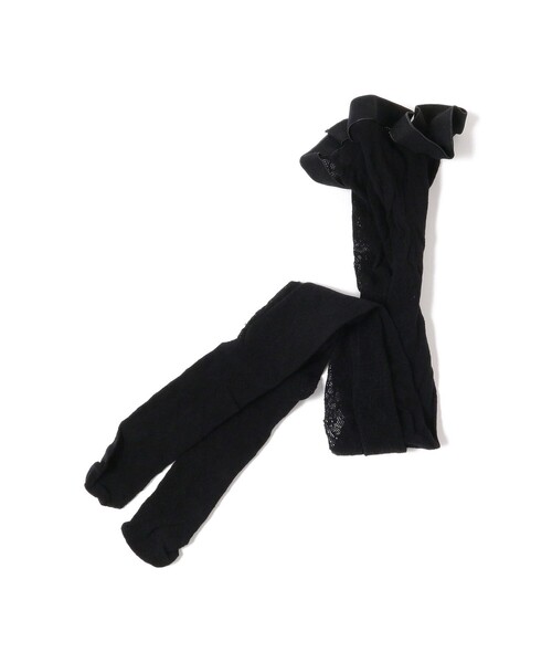 Ray BEAMS（レイビームス）の「I Hate Monday / flower lace ストッキング black（タイツ/ストッキング・レディース・ブラック・ONE SIZE）」の5枚目の写真