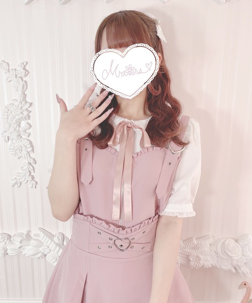 MA*RS（アメーバーマーズ）の「ハートバックルビスチェ風ブラウス