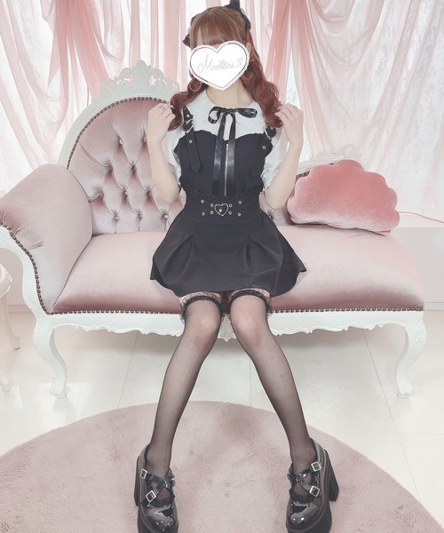 MA*RS（アメーバーマーズ）の「ハートバックルビスチェ風ブラウス