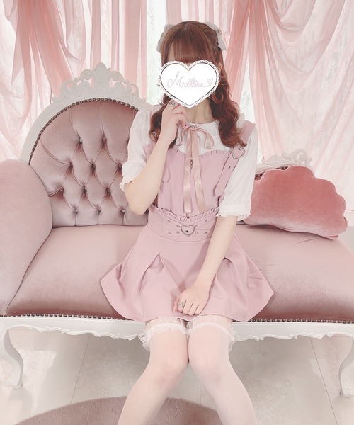 MA*RS（アメーバーマーズ）の「ハートバックルビスチェ風ブラウス