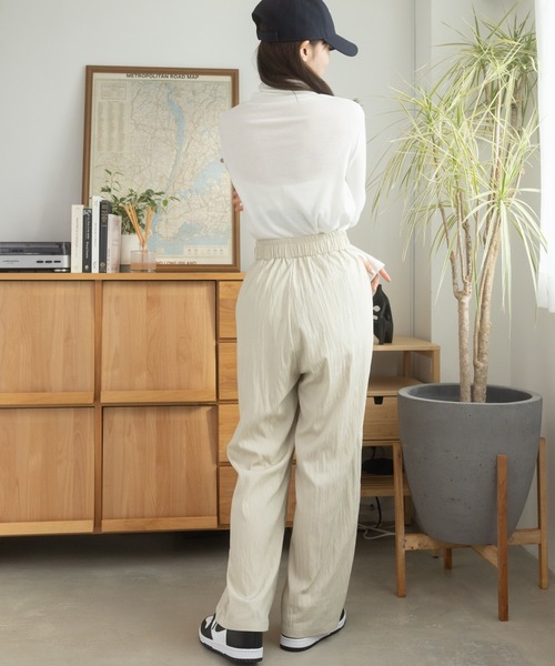 Ada.（エイダ）の「ぐるゴムシャカストレートテックパンツ（その他パンツ・レディース・ブラック/グリーン系/アイボリー・S/M）」の21枚目の写真