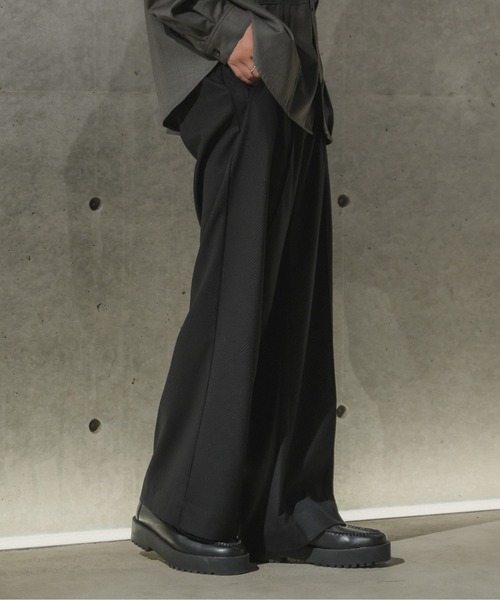 CASPER JOHN（キャスパージョン）の「Straight slacks/ストレートスラックス（スラックス・メンズ・ブラック/グレー・SMALL/MEDIUM/LARGE）」の20枚目の写真