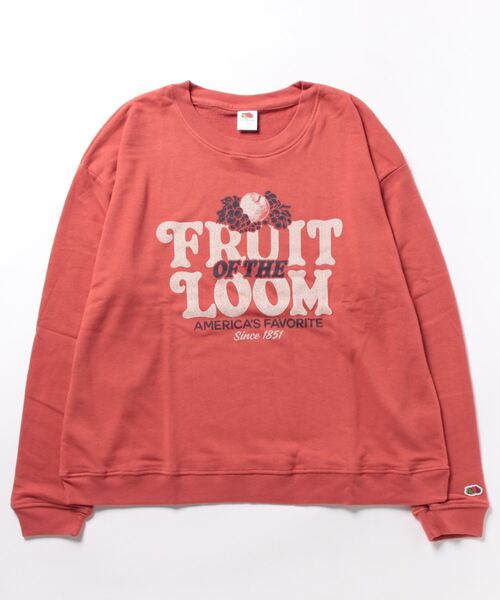 FRUIT OF THE LOOM(フルーツオブザルーム)の「CVCスウェット(スウェット・メンズ・レッド/グリーン/アイボリー・S/M/L)」の12枚目の写真