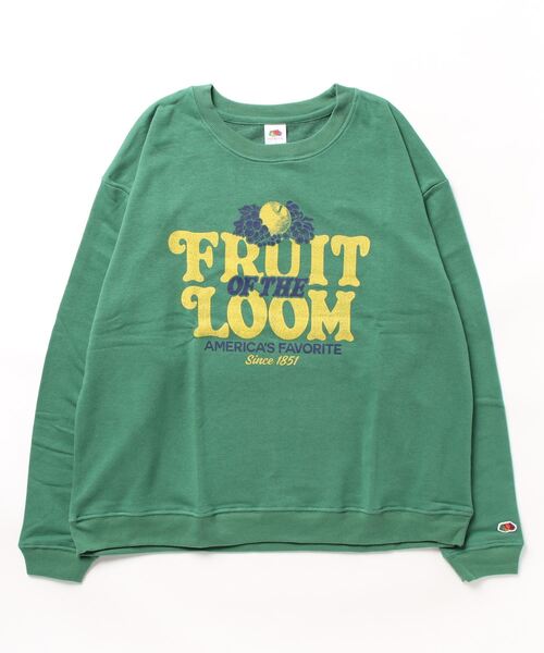 FRUIT OF THE LOOM(フルーツオブザルーム)の「CVCスウェット(スウェット・メンズ・レッド/グリーン/アイボリー・S/M/L)」の8枚目の写真