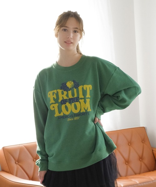 FRUIT OF THE LOOM(フルーツオブザルーム)の「CVCスウェット(スウェット・メンズ・レッド/グリーン/アイボリー・S/M/L)」の5枚目の写真