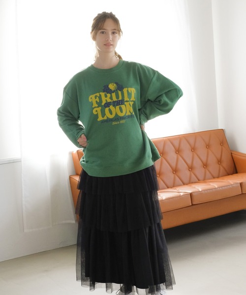 FRUIT OF THE LOOM(フルーツオブザルーム)の「CVCスウェット(スウェット・メンズ・レッド/グリーン/アイボリー・S/M/L)」の6枚目の写真