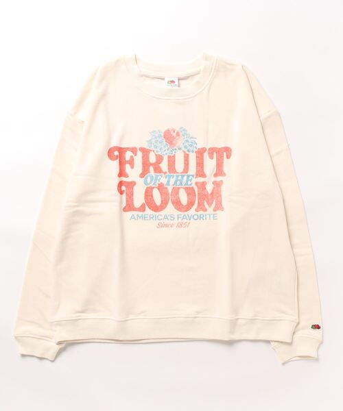 FRUIT OF THE LOOM(フルーツオブザルーム)の「CVCスウェット(スウェット・メンズ・レッド/グリーン/アイボリー・S/M/L)」の13枚目の写真