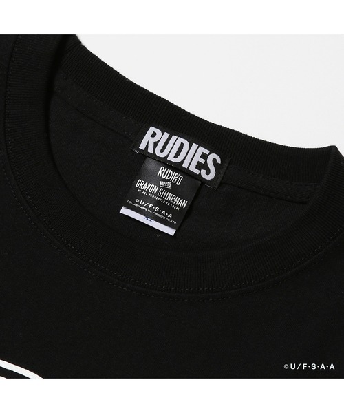 RUDIE'S(ルーディーズ)の「RUDIE'SxCRAYON SHINCHAN NIGHT OWL TEE / ルーディーズ クレヨンしんちゃん ナイトオウル Tシャツ(Tシャツ/カットソー・メンズ・オートミール/ブラック・XXL/XL/L/M/S)」の5枚目の写真