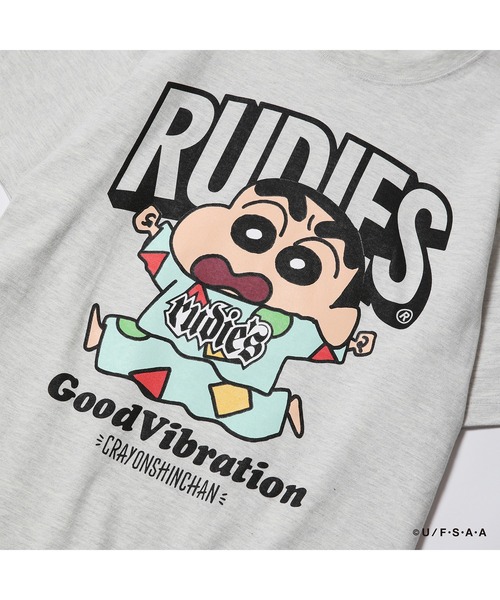RUDIE'S(ルーディーズ)の「RUDIE'SxCRAYON SHINCHAN NIGHT OWL TEE / ルーディーズ クレヨンしんちゃん ナイトオウル Tシャツ(Tシャツ/カットソー・メンズ・オートミール/ブラック・XXL/XL/L/M/S)」の13枚目の写真