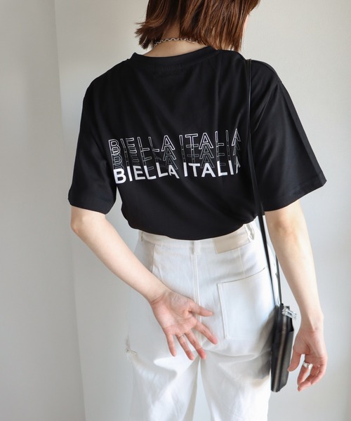 FILA 4段ロゴバックプリントTシャツ（Tシャツ/カットソー）｜FILA