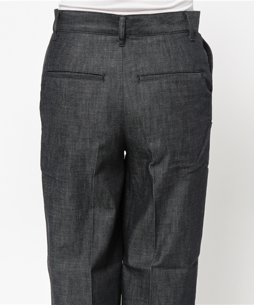 Sheta（シータ）の「デニムワイドパンツ（デニムパンツ・レディース・ネイビー・0/1）」の6枚目の写真