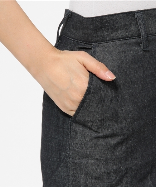 Sheta（シータ）の「デニムワイドパンツ（デニムパンツ・レディース・ネイビー・0/1）」の7枚目の写真