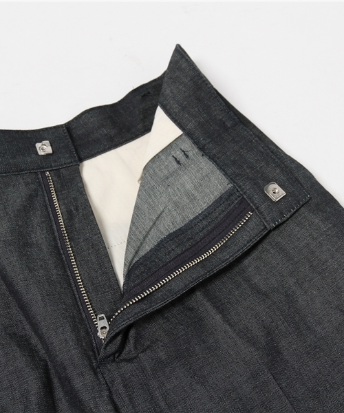 Sheta（シータ）の「デニムワイドパンツ（デニムパンツ・レディース・ネイビー・0/1）」の9枚目の写真