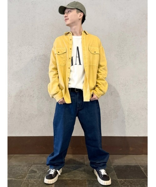 GAP（ギャップ）の「ウォッシュウェル バギーデニム（デニムパンツ・メンズ・インディゴブルー・28/30/29/30/30/30/32/30/33/32/36/32/31/30/31/32/32/32/34/32）」の19枚目の写真