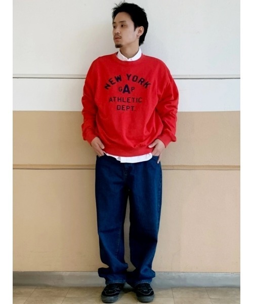 GAP（ギャップ）の「ウォッシュウェル バギーデニム（デニムパンツ・メンズ・インディゴブルー・28/30/29/30/30/30/32/30/33/32/36/32/31/30/31/32/32/32/34/32）」の20枚目の写真