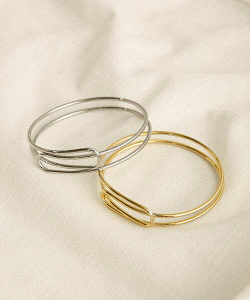 SMELLY（スメリー）の「メタルクロスバングル（バングル/リストバンド・レディース・ゴールド/シルバー・-）」の8枚目の写真