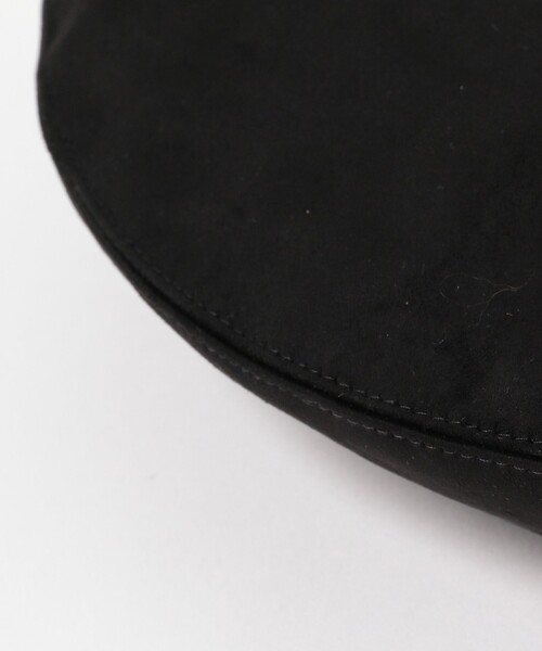 B:MING by BEAMS（ビーミングバイビームス）の「B:MING by BEAMS / フェイクスウェード ベレー帽（ハンチング/ベレー帽・レディース・ライトベージュ/ブラック・FREE）」の3枚目の写真