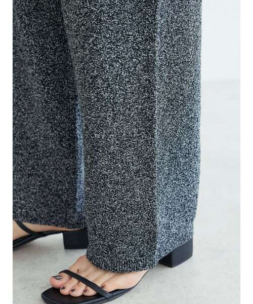 CRAFT STANDARD BOUTIQUE（クラフトスタンダードブティック）の「リンクス編みニットパンツ（その他パンツ・レディース・ブラック/ブラウン/アイボリー・FREE）」の12枚目の写真