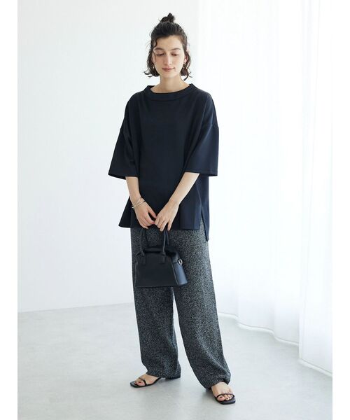 CRAFT STANDARD BOUTIQUE（クラフトスタンダードブティック）の「リンクス編みニットパンツ（その他パンツ・レディース・ブラック/ブラウン/アイボリー・FREE）」の15枚目の写真