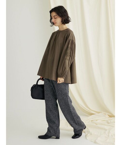 CRAFT STANDARD BOUTIQUE（クラフトスタンダードブティック）の「リンクス編みニットパンツ（その他パンツ・レディース・ブラック/ブラウン/アイボリー・FREE）」の17枚目の写真
