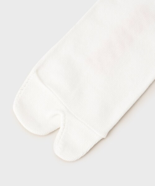 TAKEO KIKUCHI（タケオキクチ）の「【NAPRON】 BORDER HANPU TABI SOX（ソックス/靴下・メンズ・ブラック/グリーン/ブラウン系/レッド系1・00）」の7枚目の写真