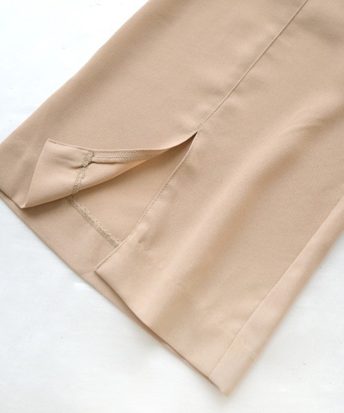 e-zakkamania stores(イーザッカマニアストアーズ)の「センタースリット ジョーゼットパンツ(その他パンツ・レディース・カーキ/ライトベージュ/ブラック・M)」の16枚目の写真