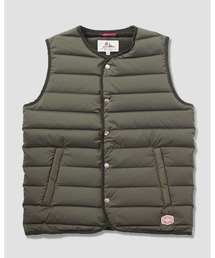 DIESEL オリーブグリーン ダウンベストXL シェラデザインズダウンベストグリーンDOWNVEST7981Green60/4064